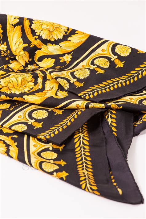 gianni versace scarf 1908s silk|Gianni Versace Vintage Silk Scarf .